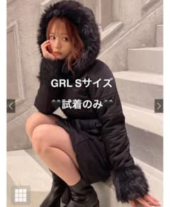 グレイル　ベルト付きファーダウンコート[kd13]のサムネイル