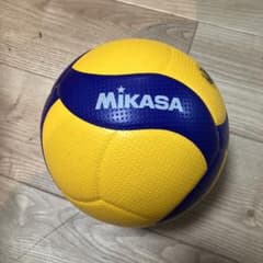 MIKASA バレー5号 国際公認球 高校試合球 黄/青 V300Wのサムネイル