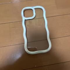 iPhone用ソフトケース 透明ホワイト　iFace iPhone13-15のサムネイル