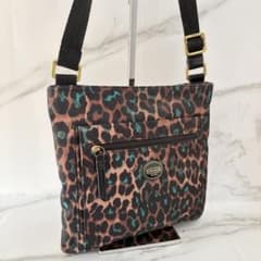 COACH✨ Green Leopard Crossbody Bag Y2K