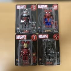 MARVEL ベアブリック4体セット - メルカリ