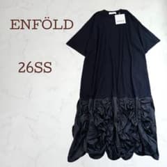 【今期新作 未使用タグ付】エンフォルド FRILL-HEM DRESS 黒 36 今期新作 未使用タグ付】エンフォルド FRILL-HEM DRESS 黒 36 - メルカリ