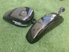 スポーツスターxlh883 〜03　リペイントタンク　リアフェンダー　セットのサムネイル