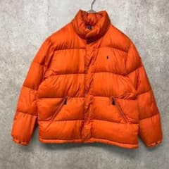 【希少カラー2XL☆EURO輸入90s】ポロバイラルフローレン ダウンジャケットのサムネイル