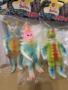 3体】 大ブルマァク展限定 キングボックル ミステラー星人 ササヒラー