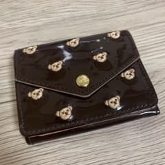 くま ミニ財布 刺繍のサムネイル