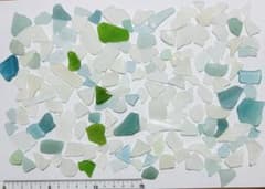 シーグラス小中 273g ミックスカラーのサムネイル