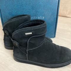 EMU Australia 블랙 쇼트 부츠 24㎝