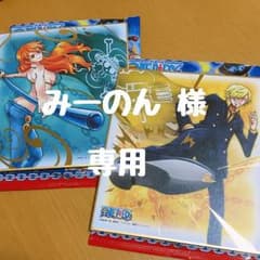 【みーのん様専用】ONE PIECE ビジュアル色紙コレクション サンジ ナミのサムネイル