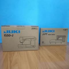 新品未使用】JUKI 高級万能ミシン f550-Jワイドテーブル付き - メルカリ
