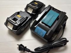 新品 18V 6.0Ah リチウムイオンバッテリー BL1860 充電器 セット