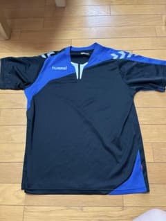 hummel Mサイズ Tシャツ 黒/青のサムネイル