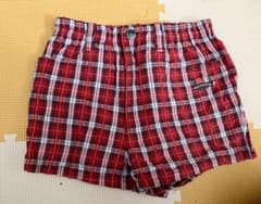 ミキハウス　100センチ〜 短パン　ショートパンツ　チェック柄のサムネイル