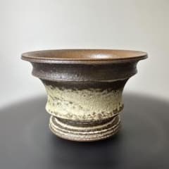口径10.5cm植木鉢多肉塊根観葉植物ハンドメイド陶器陶芸 - メルカリ