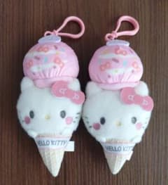 しろたん×サンリオキャラクターズ くりっぴぃ ぬいぐるみ～アイス～　①