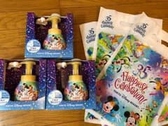 ディズニーランド 35周年 ビオレUハンドソープ3個（小分け袋３枚付き）のサムネイル