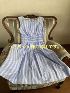 お値下げしました。トッカウエストシャーリングゴムワンピースのサムネイル
