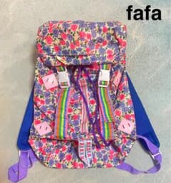 fafa 꽃 패턴 배낭