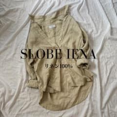 SLOBE IENA 23ss ヨーロピアンリネン オーバーサイズシャツ 長袖 
