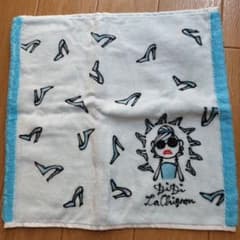 신데렐라 핸드 타올 디즈니 블루 유리 신발
