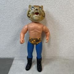 当時物 タイガーマスク 梶原一騎 辻なおき ソフビ 中嶋製作所 面とれ