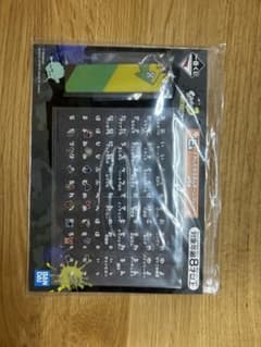 이치방쿠지 스플라툰 3 오징어 한 커스텀 네임 플레이트
