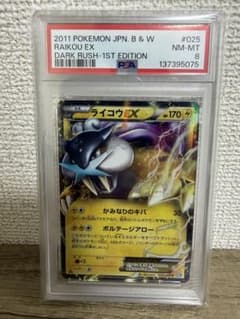 PSA8】ライコウEX R BW4 ダークラッシュ 025/069 - メルカリ