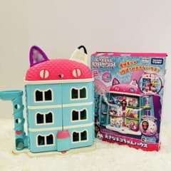 【電池付】ギャビーのドールハウス 大きなネコちゃんハウス 外箱あり