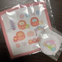 すみっコぐらし 開運すみっコぐらし庵 ミニタオル 缶バッジ セットのサムネイル