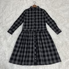 Thumbnail of 【美品】SA-RAH ロングシャツワンピース Aライン フレア チェック