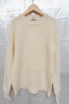 だ*き様 ニット　ウールセーター　ホワイト　Acne Studios　アクネストのサムネイル