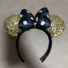 ディズニー カチューシャ ゴールド スパンコールのサムネイル