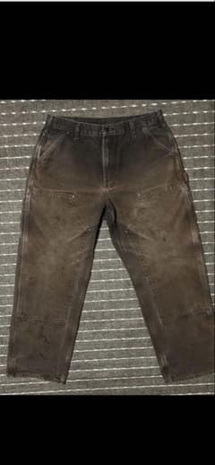 最終値下げcarhartt ダブルニーペインターパンツ DKB 35×30 - メルカリ