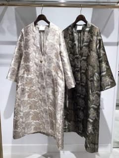 新品未使用】labelleetude ペイズリージャガードロングガウン コート 