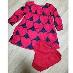 [専用] babyGAP ハート柄 ワンピースのサムネイル