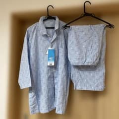 しまむら サックス色 パジャマ Lサイズ(1823)