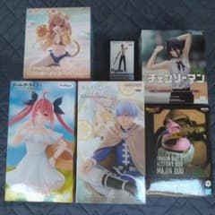 大人気コミックアニメフィギュア6セット