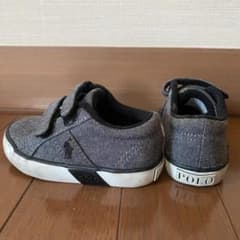極美品【12センチ】★ラルフローレン★ベビーシューズ/スニーカー/グレーのサムネイル