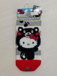 新品 ハローキティ くまモン ソックス 熊本限定