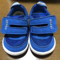 14センチ　IFME スニーカー　青　ブルーのサムネイル