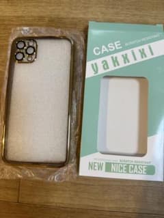 iPhone11Pro Max用　スマホケース ゴールドのサムネイル