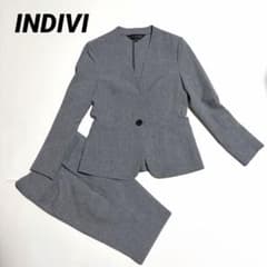 美品✨ INDIVI ノーカラーセットアップ グレー 36 3点セット 美品✨ INDIVI ノーカラーセットアップ グレー 36 3点セット - メルカリ