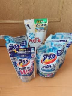 日用品まとめうり☆洗濯洗剤 アタック　柔軟剤セットのサムネイル