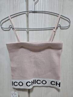 【即日発送】Chico 裾ロゴベアキャミ【新品未使用タグ付き】のサムネイル