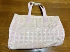 CHANEL シャネル　ニュートラベルライン トートバッグ ピンクのサムネイル