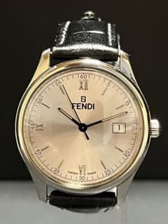 ★超絶美品！FENDI フェンディ 210G ラウンド メンズ腕時計　動作良好！ ☆超絶美品！FENDI フェンディ 210G ラウンド メンズ腕時計 動作良好