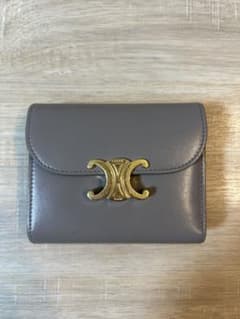 ※さこ様専用※CELINE スモール フラップウォレット トリオンフ　ペブルのサムネイル