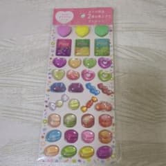 カンロ　オリジナル　ぷくぷくシール　ピュレグミ