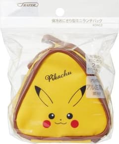 【2点セット】Skater 保冷 おにぎり型バッグ ポケモン ピカチュウフェイスのサムネイル