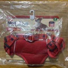 ハーネス　犬用　Mサイズ　赤　新品未使用　中型犬用　ペティオ　柔らかいのサムネイル